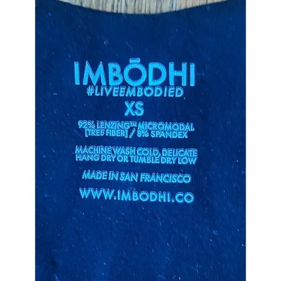 IMBODHI Black Short Sleeve Active Yoga Lounge Jumpsuit   Women's Size XS - Picture 4 of 9